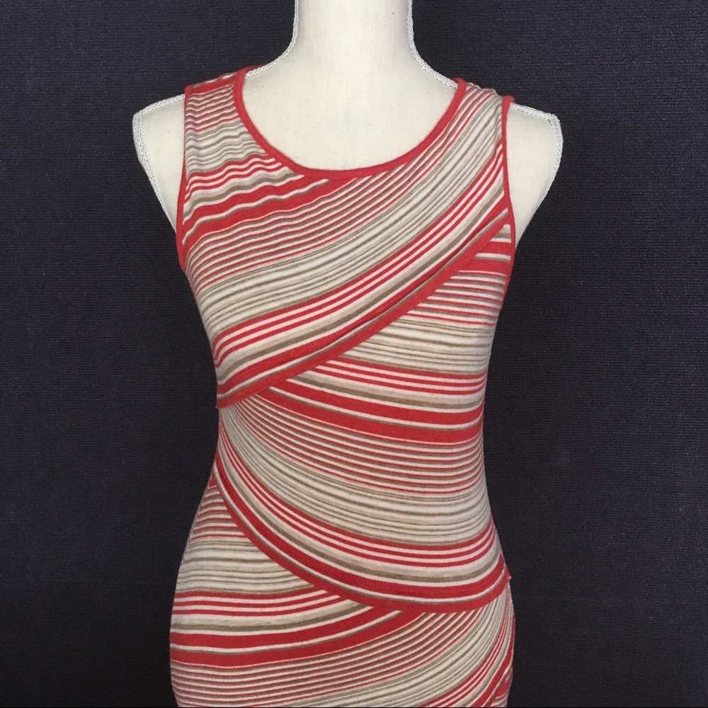 striped maxi dress